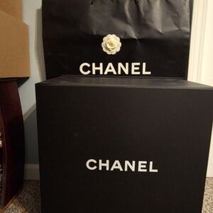 Chanel Black Gift Box and Bag XXL with magnetic closure